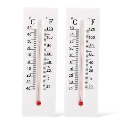 SEWACC 2 Stück Schlüsselversteck Außen Thermometer Dekorative Schlüsselbox für Aufbewahrung von Schlüsseln und Münzen für Garten und Eingangsbereich SEWACC 2 Stück Schlüsselversteck Außen Thermometer Dekorative Schlüsselbox für Aufbewahrung von Schlüsseln und Münzen für Garten und Eingangsbereich von SEWACC