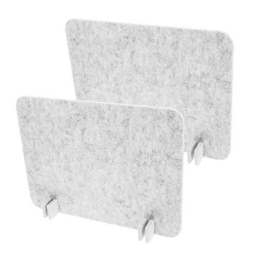 SEWACC 2 Stück Schreibtisch Trennwand Akustische Felt Privatsphäre Panels für Büro und Schülerdesks Einfach zu Reinigen Schnelle Installation Ablenkungen Verbessert die Konzentration von SEWACC