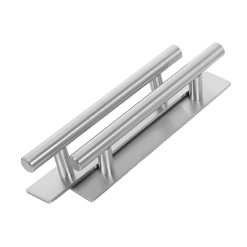 SEWACC 2 Stück Selbstklebende Schrankgriffe mit Robustem Klebeplattensystem Ergonomisches Design für Einfache Montage ohne Bohren für Möbel und Küchenschränke von SEWACC