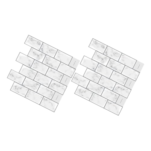 SEWACC 2 Stück Selbstklebende Wasserdichte Wandfliesen Aufkleber Küche und Badezimmer Dekorative Backsplash Fliesen Einfach zu Kleben Vielseitig Einsetzbar für Wohn Arbeitsräume SEWACC 2 Stück Selbstklebende Wasserdichte Wandfliesen Aufkleber Küche und Badezimmer Dekorative Backsplash Fliesen Einfach zu Kleben Vielseitig Einsetzbar für Wohn Arbeitsräume von SEWACC