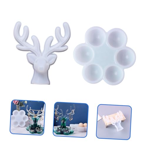 SEWACC 2 Stück Silikon Schmuckbox Wiederverwendbare DIY Gießform für Epoxidharz Transparente Silikonform für Ohrringe und Schmuckaufbewahrung Kompatibel mit UV Epoxidharz Kreative SEWACC 2 Stück Silikon Schmuckbox Wiederverwendbare DIY Gießform für Epoxidharz Transparente Silikonform für Ohrringe und Schmuckaufbewahrung Kompatibel mit UV Epoxidharz Kreative von SEWACC