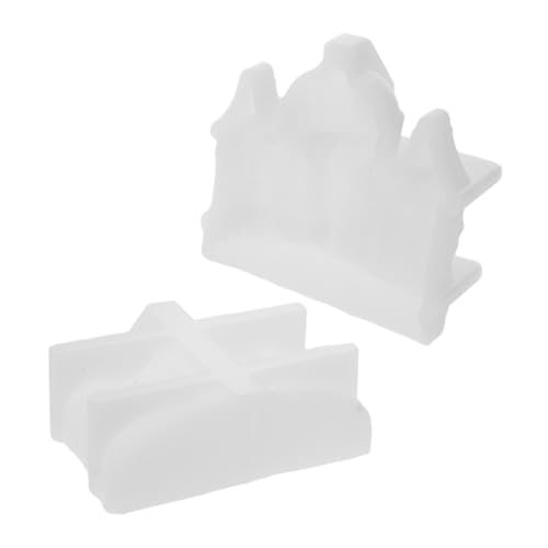 SEWACC 2 Stück Silikonform Kerze Schlossform Wachs-gießform Für DIY Aromatherapie Handgemachte Kerzen Herstellung Flexible Detaillierte Gießform Für Kunstharz Und Dekoration SEWACC 2 Stück Silikonform Kerze Schlossform Wachs-gießform Für DIY Aromatherapie Handgemachte Kerzen Herstellung Flexible Detaillierte Gießform Für Kunstharz Und Dekoration von SEWACC