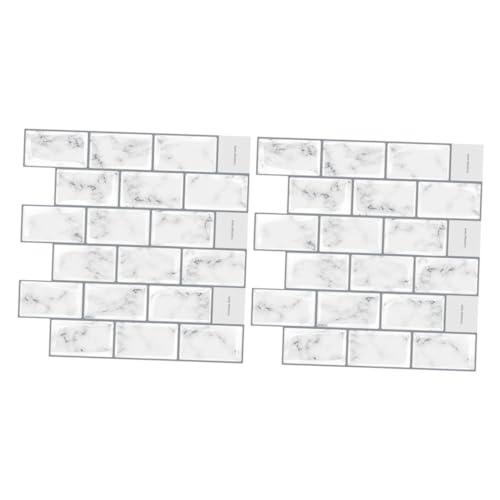 SEWACC 2 Stück Teilig Wasserfeste Selbstklebende Wandfliesen für Küche und Bad Einfache Montage Vielseitig Einsetzbar als Dekorative Fliesenaufkleber für Wohnzimmer Schlafzimmer und SEWACC 2 Stück Teilig Wasserfeste Selbstklebende Wandfliesen für Küche und Bad Einfache Montage Vielseitig Einsetzbar als Dekorative Fliesenaufkleber für Wohnzimmer Schlafzimmer und von SEWACC