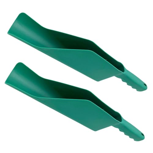 SEWACC 2 Stück Teiliges Dachrinnen schaufel Leichtes Gutter Leaf Scoop Ergonomisch Geformt für Einfache Reinigung von Regenrinne und Dachrinne Gartenschaufel für Haus und Garten von SEWACC