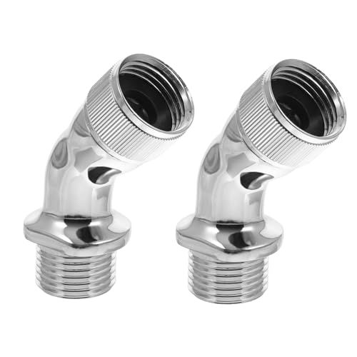 SEWACC 2 Stück Teiliges Duschwinkelstück aus Messing Langlebiger Adapter für Handbrause Winkelverbinder zur Einfachen Winkelanpassung Hitze und Druckbeständig Kompatibel mit Standard SEWACC 2 Stück Teiliges Duschwinkelstück aus Messing Langlebiger Adapter für Handbrause Winkelverbinder zur Einfachen Winkelanpassung Hitze und Druckbeständig Kompatibel mit Standard von SEWACC