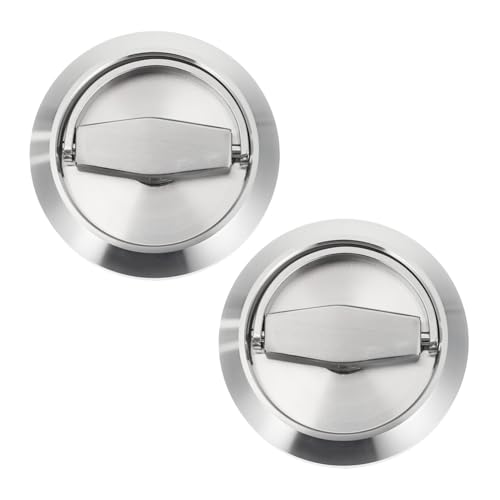 SEWACC 2 Stück Teiliges Edelstahl Türgriffe Einlassgriffe Unsichtbare Schrankgriffe Recessed Türbeschläge für Schiebetüren Badezimmer Kleiderschränke SEWACC 2 Stück Teiliges Edelstahl Türgriffe Einlassgriffe Unsichtbare Schrankgriffe Recessed Türbeschläge für Schiebetüren Badezimmer Kleiderschränke von SEWACC