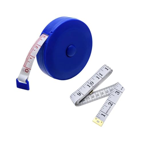 SEWACC 2 Stück Teiliges Einziehbares Maßband mit Automatischer Rückführung Flexibles Rollmaßband für Körpermaße und Kleidung Beidseitig Bedrucktes Schneidermaßband für Nähen und SEWACC 2 Stück Teiliges Einziehbares Maßband mit Automatischer Rückführung Flexibles Rollmaßband für Körpermaße und Kleidung Beidseitig Bedrucktes Schneidermaßband für Nähen und von SEWACC
