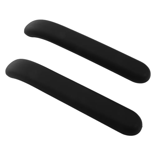 SEWACC 2 Stück Teiliges Ergonomische Armlehnenpolster für Bürostuhl aus Langlebigem Pu Material Bequeme Ersatz Armlehnenauflagen Passend für Gaming Drehstühle Einfache Anbringung von SEWACC