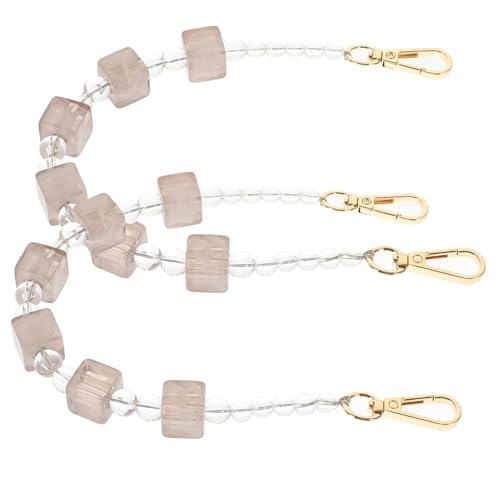 SEWACC 2 Stück Teiliges Graue Acryl Zuckerwürfel Taschenkette Legiertem Verstellbarer Umhängegurt für Damenhandtaschen Einfacher Austausch Abnehmbar Strapazierfähig Vielseitig für SEWACC 2 Stück Teiliges Graue Acryl Zuckerwürfel Taschenkette Legiertem Verstellbarer Umhängegurt für Damenhandtaschen Einfacher Austausch Abnehmbar Strapazierfähig Vielseitig für von SEWACC