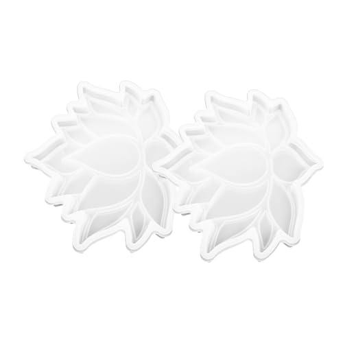 SEWACC 2 Stück Teiliges Lotus Untersetzer Silikonform Kreative DIY Epoxidharz Gießform für Dekorative Kristall Cup Mat Vielseitiges Handwerkszubehör für Individuelle Gestaltung SEWACC 2 Stück Teiliges Lotus Untersetzer Silikonform Kreative DIY Epoxidharz Gießform für Dekorative Kristall Cup Mat Vielseitiges Handwerkszubehör für Individuelle Gestaltung von SEWACC