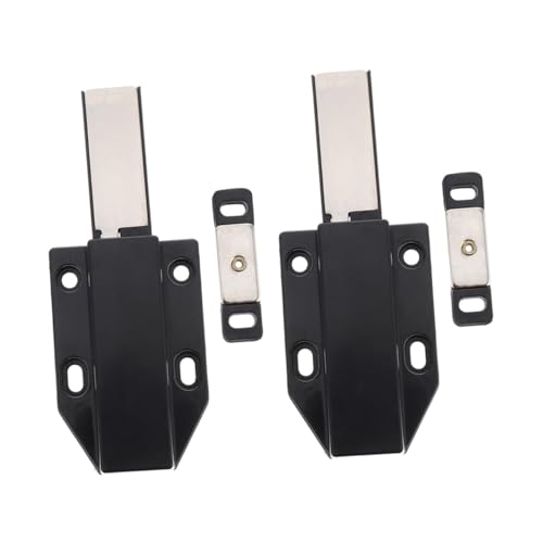 SEWACC 2 Stück Teiliges Magnet Türschloss Selbstschließend Stabil und Einfach zu Montieren Magnetischer Türriegel für Küchen und Möbel Schränke Geeignet für Wohn Schlaf und von SEWACC