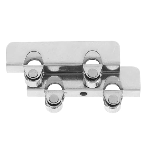 SEWACC 2 Stück Teiliges Schiebetür Rollenset aus Metall mit Hoher Tragkraft für Glas Schrank und Terrassentüren Langlebige Laufrollen für Stabile und Zuverlässige Schranktürführung von SEWACC