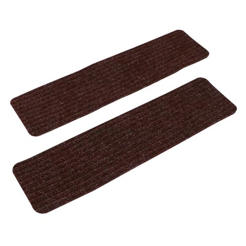 SEWACC 2 Stück Teiliges Selbstklebendes Rutschfest mit Anti rutsch beschichtung Schmutzabweisend Strapazierfähiger Teppich für Holzstufen Geräuschdämpfend und Kratzschützend Braun SEWACC 2 Stück Teiliges Selbstklebendes Rutschfest mit Anti rutsch beschichtung Schmutzabweisend Strapazierfähiger Teppich für Holzstufen Geräuschdämpfend und Kratzschützend Braun von SEWACC