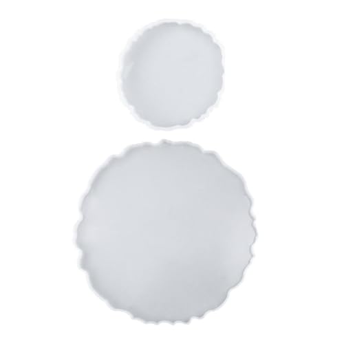 SEWACC 2 Stück Teiliges Silikonform Runde DIY Tablettformen für Serviertabletts und Aufbewahrung Glatt Flexibel Hautfreundlich für Kreative Epoxidharz Bastelarbeiten und Individuelle SEWACC 2 Stück Teiliges Silikonform Runde DIY Tablettformen für Serviertabletts und Aufbewahrung Glatt Flexibel Hautfreundlich für Kreative Epoxidharz Bastelarbeiten und Individuelle von SEWACC