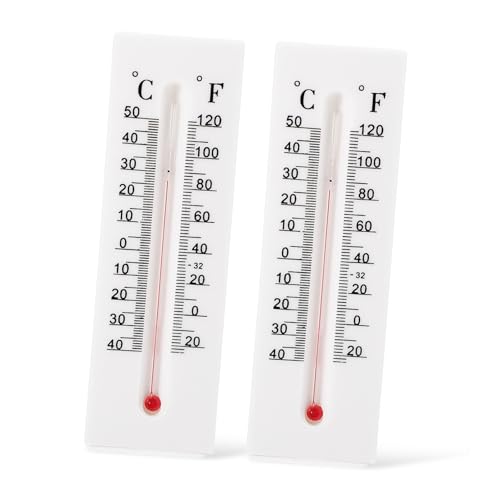 SEWACC 2 Stück Thermometer Schlüsselversteck Außen Dekorative Schlüsselbox mit Robustem Einfache Installation Wetterfestes Schlüsselversteck für Garten Terrasse Eingangsbereich SEWACC 2 Stück Thermometer Schlüsselversteck Außen Dekorative Schlüsselbox mit Robustem Einfache Installation Wetterfestes Schlüsselversteck für Garten Terrasse Eingangsbereich von SEWACC