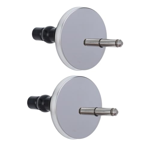 SEWACC 2 Stück Toilettensitz Befestigungsschrauben mit Scharnieren und Gummipads Passend Rostfrei Stabil und Langlebig für Wc Sitz Reparatur und Austausch von SEWACC