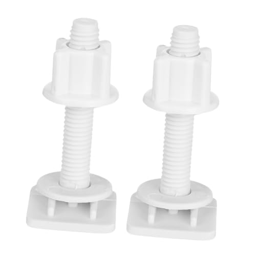 SEWACC 2 Stück Toilettensitz Schrauben Befestigungsset Langlebig Geräuscharm Wc Sitz Schrauben Einfache Montage für Heim und Gemeinschafts Toiletten von SEWACC