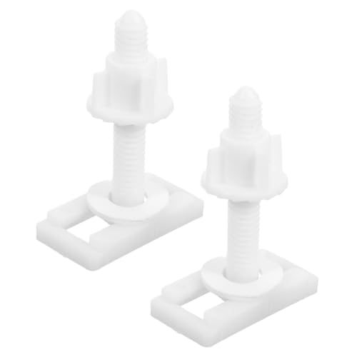 SEWACC 2 Stück Toilettensitz Schrauben Kunststoff Befestigungsschrauben mit Muttern und Unterlegscheiben für Wc Sitz Montage Vielseitig Kompatibel Einfache Installation Stabile Fixierung SEWACC 2 Stück Toilettensitz Schrauben Kunststoff Befestigungsschrauben mit Muttern und Unterlegscheiben für Wc Sitz Montage Vielseitig Kompatibel Einfache Installation Stabile Fixierung von SEWACC