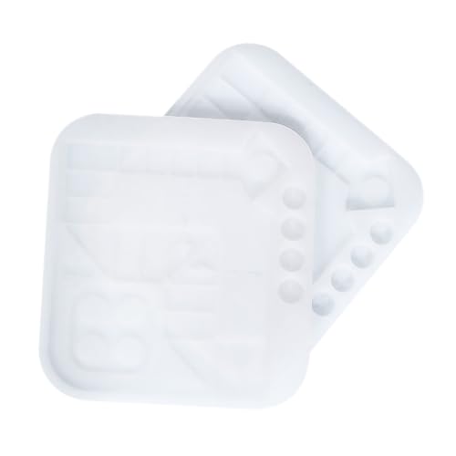 SEWACC 2 Stück Transparente Silikonformen für DIY Schachfiguren Harzformen Aeroplane Chess Molds Langlebig Flexibel Sicher für und SEWACC 2 Stück Transparente Silikonformen für DIY Schachfiguren Harzformen Aeroplane Chess Molds Langlebig Flexibel Sicher für und von SEWACC