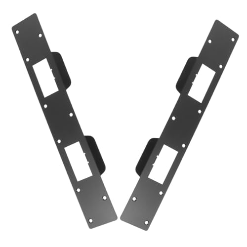 SEWACC 2 Stück Tür Schließblech Verstärkungsplatte mit Polierter Oberfläche Rostbeständig Präzise Gefertigtes Sicherheits Schließblech für Tür und Riegelverstärkung Einfache Montage SEWACC 2 Stück Tür Schließblech Verstärkungsplatte mit Polierter Oberfläche Rostbeständig Präzise Gefertigtes Sicherheits Schließblech für Tür und Riegelverstärkung Einfache Montage von SEWACC