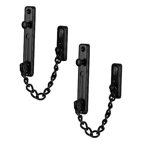 SEWACC 2 Stück Türkette Robustes Türschloss für Wohnung und Hotel Schutz vor Einbruch Einfache Installation ohne Bohren Modern und Langlebig für Innentüren SEWACC 2 Stück Türkette Robustes Türschloss für Wohnung und Hotel Schutz vor Einbruch Einfache Installation ohne Bohren Modern und Langlebig für Innentüren von SEWACC