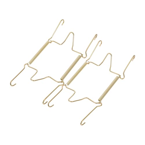 SEWACC 2 Stück U Förmige Edelstahl Wandhaken Robuste Unsichtbare Metallhalter für Dekorative Teller Schwere Wandhalterungen zum Anzeigen von Küchenplatten und Kunst Langlebig und Nahtlos von SEWACC