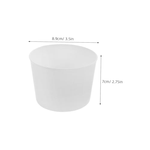 SEWACC 2 Stück Universeller PVC Deckenventilator Schutzkappe Staubschutz Abdeckung Langlebig Robust Eleganter Baldachin Ersatz für Verschiedene Modelle von SEWACC