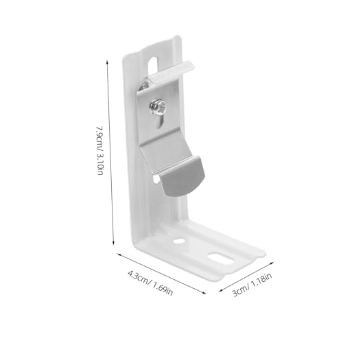 SEWACC 2 Stück Vertikaljalousien Halter Stabile Montage Ersatz Lamellenhalter Clips Kompatibel mit Kopfprofil für Einfache Installation und Anwendung SEWACC 2 Stück Vertikaljalousien Halter Stabile Montage Ersatz Lamellenhalter Clips Kompatibel mit Kopfprofil für Einfache Installation und Anwendung von SEWACC