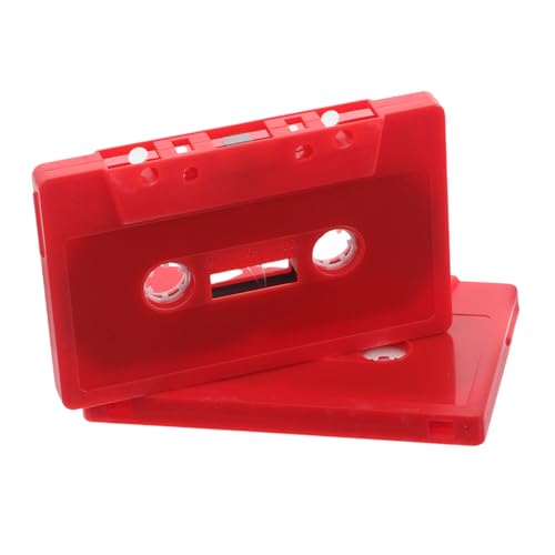 SEWACC 2 Stück Vintage Kassettenboxen Rot Leere Audiokassetten aus Bunte DIY Dekoration für Raumgestaltung Party Accessoires Nostalgische Wanddeko Vielseitige Bastelidee SEWACC 2 Stück Vintage Kassettenboxen Rot Leere Audiokassetten aus Bunte DIY Dekoration für Raumgestaltung Party Accessoires Nostalgische Wanddeko Vielseitige Bastelidee von SEWACC