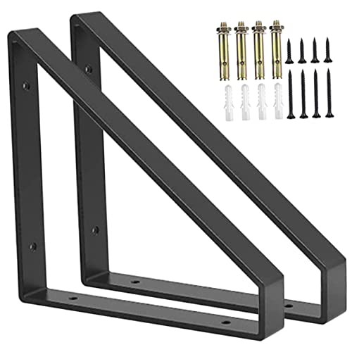 SEWACC 2 Stück Wandregal Regalhalterung für Wandmontage Triangular Design mit Starker Tragfähigkeit für Badezimmer Wohnzimmer Küche und SEWACC 2 Stück Wandregal Regalhalterung für Wandmontage Triangular Design mit Starker Tragfähigkeit für Badezimmer Wohnzimmer Küche und von SEWACC