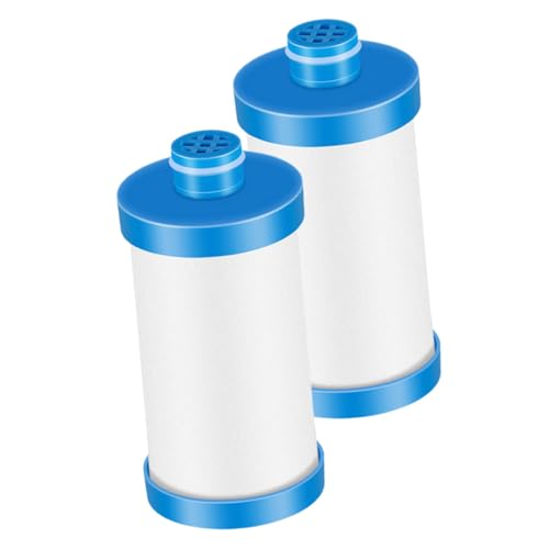 SEWACC 2 Stück Wasserfilter Duschkopf Vorfilter Vielseitig für Waschmaschine und Wasserhahn Installieren mit Langlebigem PP Baumwollkern gegen Sedimente und Chlor für Reines Wasser von SEWACC