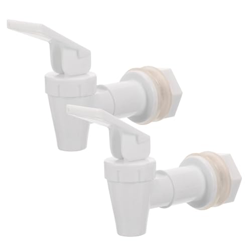 SEWACC 2 Stück Wasserhahn Ersatzteile für Wasserkocher Robuste Kunststoff Wasserflasche Auslaufhähne Installieren Geeignet für Verschiedene Anwendungen Hotels und Zuhause von SEWACC