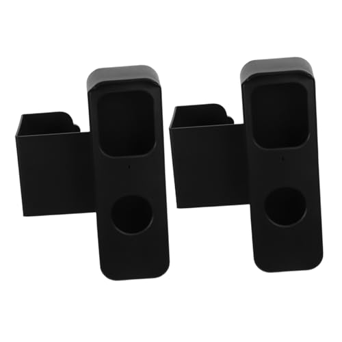 SEWACC 2 Stück Wetterfester Türgonghalter ohne Bohren Diebstahlschutz Halterung Kompatibel mit Blink Video-türklingel Einfache Montage für Wohnung und Hausgebrauch Schwarzes Design von SEWACC