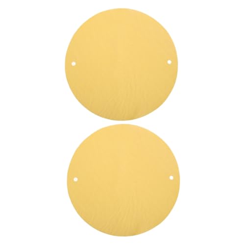 SEWACC 2 Stück Wiederverwendbare Absorbierende Stoffmatte mit Doppeltem Loch für Präzises Töpfern und Tonbearbeitung für Keramikhandwerk und Töpferbedarf von SEWACC