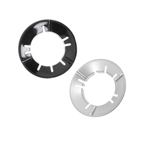 SEWACC 2 Stück Winddichter Und Energiesparender Runder Gasherd Pfannenständer Universal Wok Ringe Gasherd Pfannenstütze Kochfeldhalterung Wok Stützen Wok Halter Ersatz Wok Ringe von SEWACC