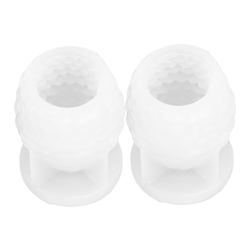 SEWACC 2 Stück Zapfen Silikonform Hitzebeständig Vielseitig für DIY Kerzen Seifen Schokolade Realistische Struktur Wiederverwendbar für Weihnachts Winterdekorationen von SEWACC