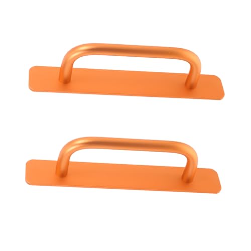 SEWACC 2 Stücke Aluminiumgriff Selbstklebend Ohne Bohren Schiebetürgriff Für Küchenschränke Schiebetüren Und Schränke Leise Und Einfach Zu Montieren Modernes Design von SEWACC