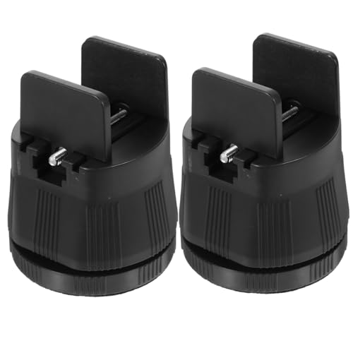 SEWACC 2 Stücke Möbel Erhöhungen Verstellbare Tisch und Bett Riser Blöcke Robuste Kunststoff Fußstützen für Sofa Stühle Bettrahmen Design von SEWACC