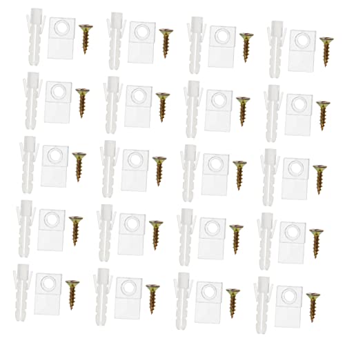 SEWACC 20 Sätze Mirror Clips Transparente Kunststoffhalterungen für Spiegel Langlebig für Badezimmer Bilderrahmen Stabil Platzsparend Zufällige Farbe Zufällige Farbe SEWACC 20 Sätze Mirror Clips Transparente Kunststoffhalterungen für Spiegel Langlebig für Badezimmer Bilderrahmen Stabil Platzsparend Zufällige Farbe Zufällige Farbe von SEWACC