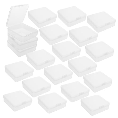 SEWACC 20stücke Kleine Transparente Aufbewahrungsbox Quadratischer Plastik-Organizer Mit Deckel Für Spielkarten Visitenkartenhalter Kartenbehälter Bastelbehälter Schmuckaufbewahrung SEWACC 20stücke Kleine Transparente Aufbewahrungsbox Quadratischer Plastik-Organizer Mit Deckel Für Spielkarten Visitenkartenhalter Kartenbehälter Bastelbehälter Schmuckaufbewahrung von SEWACC
