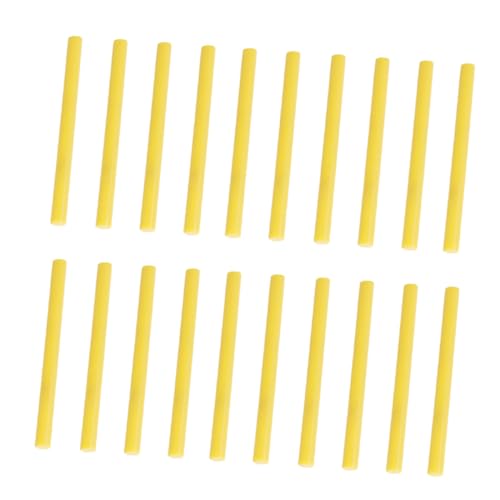 SEWACC 20 Stück Bunte Heißklebepatronen Vielseitige Langlebige Klebesticks für DIY Basteln Geruchlos Sicher Kompatibel mit Heißklebepistolen für Kunsthandwerk und Reparaturen von SEWACC