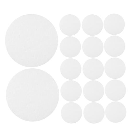 SEWACC 20 Stück Kreise Bastelschaum Dekorationen Weiß Basteln Runde Projekte Modellieren Malen Schule Kleine Zylinder Blöcke Bildhauerei Für Scheiben Kuchen Skulpturen Und von SEWACC