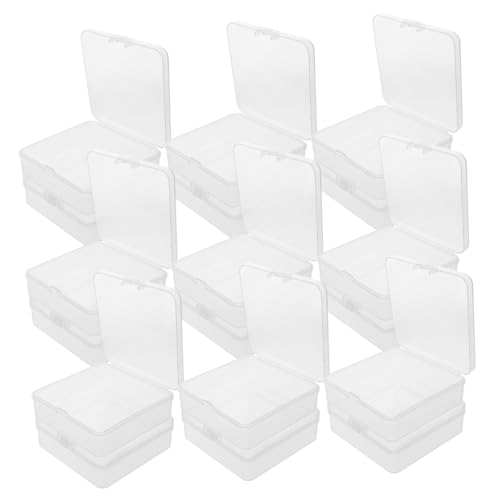 SEWACC 20stücke Kleine Transparente Kunststoffbox Mit Deckel Für Spiel Und Visitenkarten Als Kartenhalter Und Aufbewahrungsbox Für Schmuck Münzen Und Briefmarken SEWACC 20stücke Kleine Transparente Kunststoffbox Mit Deckel Für Spiel Und Visitenkarten Als Kartenhalter Und Aufbewahrungsbox Für Schmuck Münzen Und Briefmarken von SEWACC