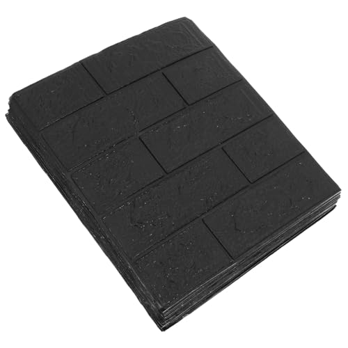 SEWACC 20 Stück Selbstklebende Wandsticker Teiliges Schwarze Steinoptik Mauer Wanddekoration Ölbeständig Für Küche Bad Wohnzimmer Renovierung SEWACC 20 Stück Selbstklebende Wandsticker Teiliges Schwarze Steinoptik Mauer Wanddekoration Ölbeständig Für Küche Bad Wohnzimmer Renovierung von SEWACC