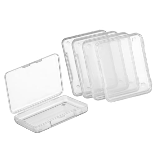 SEWACC 20 Stück Teiliges Durchsichtiges Kunststoff Aufbewahrungsbox mit Klappdeckel Langlebiger Organizer für Mini Perlen Schmuck Ringe und Kleine Zubehörteile Praktischer Kompakter von SEWACC