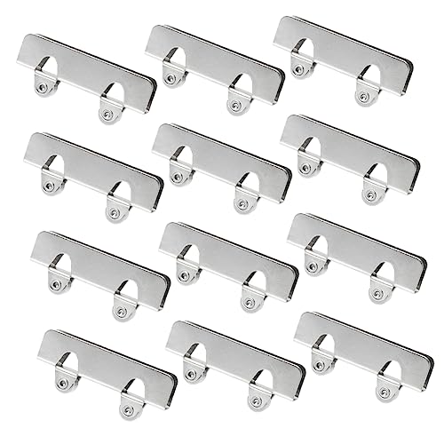 SEWACC 20 Stück Teiliges Glastür Rollenklammern Doppelrollen Glasklemmen für Dickes Stabile Möbelzubehör für Vitrinen und Schränke SEWACC 20 Stück Teiliges Glastür Rollenklammern Doppelrollen Glasklemmen für Dickes Stabile Möbelzubehör für Vitrinen und Schränke von SEWACC