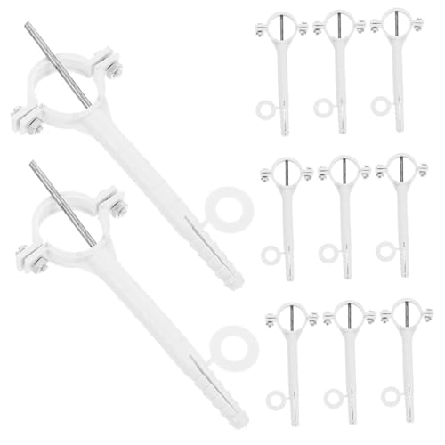 SEWACC 20 Stück Teiliges Kunststoff Rohrschellen Schlauchklemmen Wasserfest Langlebig Kompakt Einfache Montage für Kraftstoffleitungen und Wasserschläuche Geeignet SEWACC 20 Stück Teiliges Kunststoff Rohrschellen Schlauchklemmen Wasserfest Langlebig Kompakt Einfache Montage für Kraftstoffleitungen und Wasserschläuche Geeignet von SEWACC