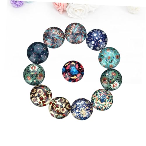 SEWACC 20 Stück Teiliges Runde Glas patch halbkugeln Ethnischer Stil Flache Rückseite Schmuckherstellung Zubehör DIY Bastelmaterial für Ohrringe Manschettenknöpfe und Dekorationen SEWACC 20 Stück Teiliges Runde Glas patch halbkugeln Ethnischer Stil Flache Rückseite Schmuckherstellung Zubehör DIY Bastelmaterial für Ohrringe Manschettenknöpfe und Dekorationen von SEWACC