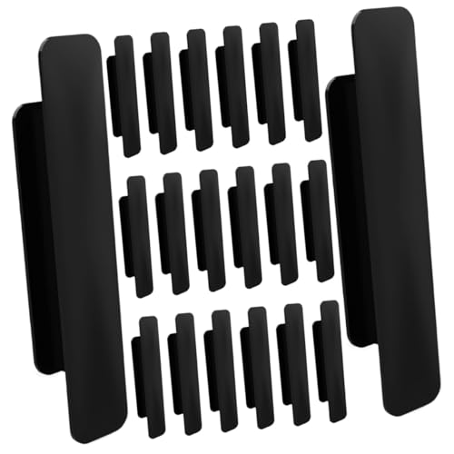 SEWACC 20 Stück Teiliges Selbstklebende Schrankgriffe mit Ergonomischem Design Vielseitig für Küchenschränke Fenster und Kleiderschränke Stark Haftend und Langlebig in Schwarz SEWACC 20 Stück Teiliges Selbstklebende Schrankgriffe mit Ergonomischem Design Vielseitig für Küchenschränke Fenster und Kleiderschränke Stark Haftend und Langlebig in Schwarz von SEWACC