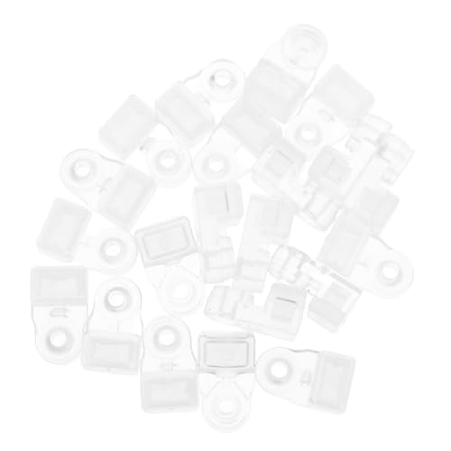 SEWACC 20 Stück Teiliges Transparentes Spiegel und Glasbefestigungsclip mit Schrauben Vielseitige Halterung für Spiegel und Glasschranktüren Einfacher Montageclip für Sichere Fixierung SEWACC 20 Stück Teiliges Transparentes Spiegel und Glasbefestigungsclip mit Schrauben Vielseitige Halterung für Spiegel und Glasschranktüren Einfacher Montageclip für Sichere Fixierung von SEWACC
